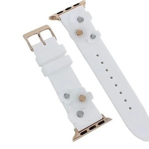 COACH Apple Watch Band White Tea Rose 38mm/40mm